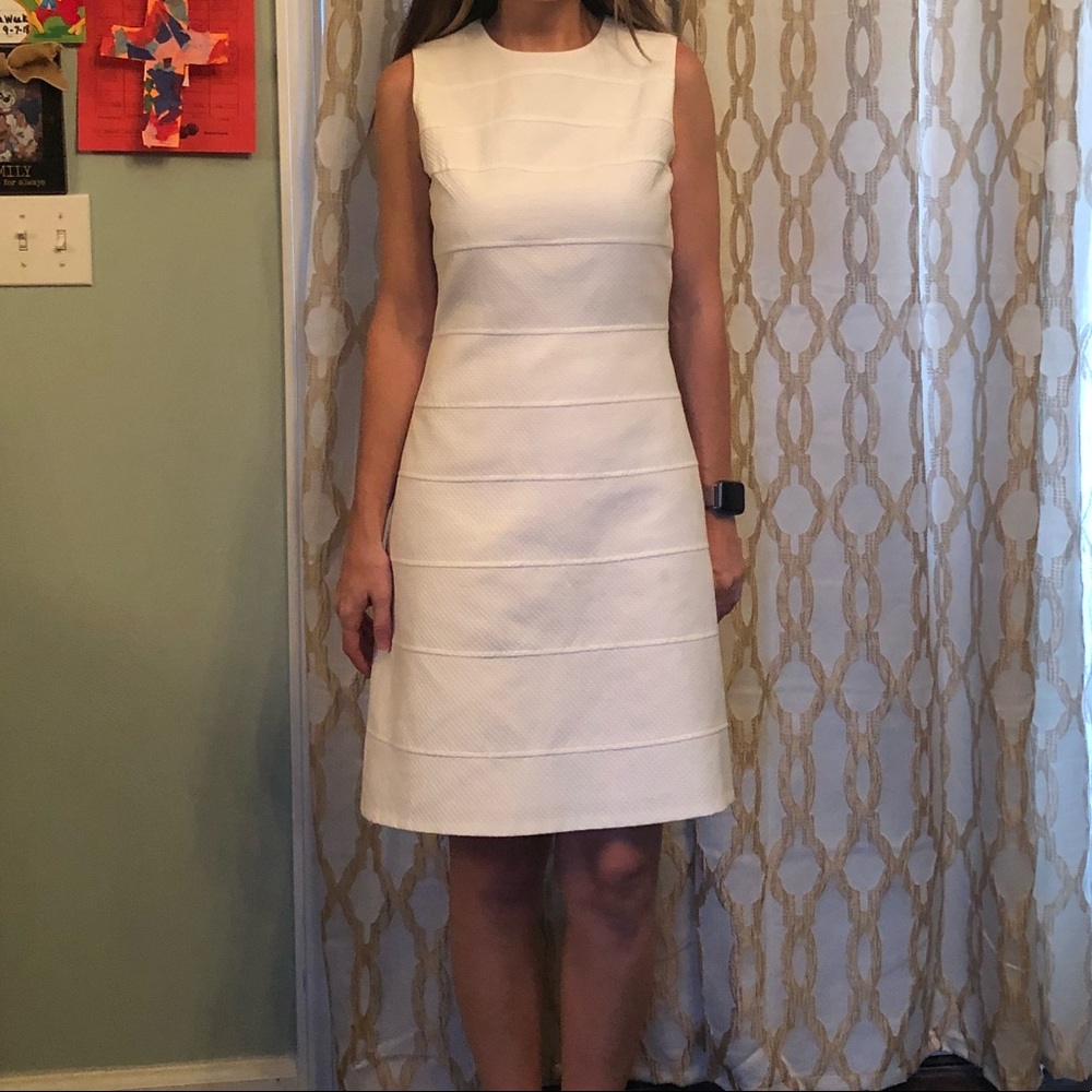 White Calvin Klein dress